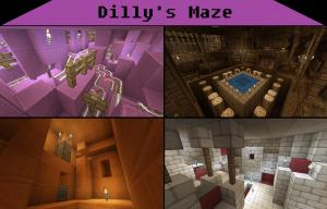 Descarca Dilly's Maze: An Adventurous Labyrinth pentru Minecraft 1.8.8
